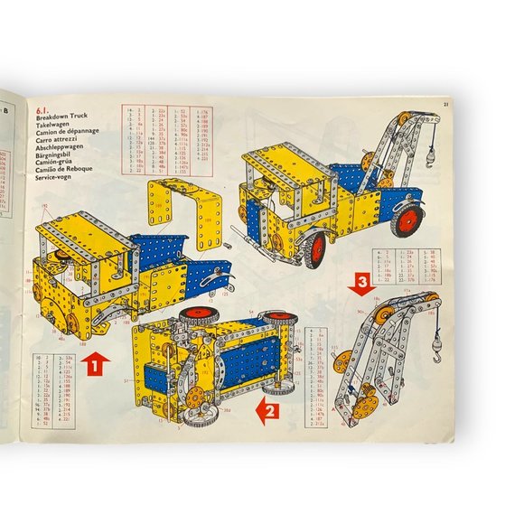 Vintage MECCANO Book of Models: Sets 2/3/4, 5/6 - 1973 - Picture 10 of 12